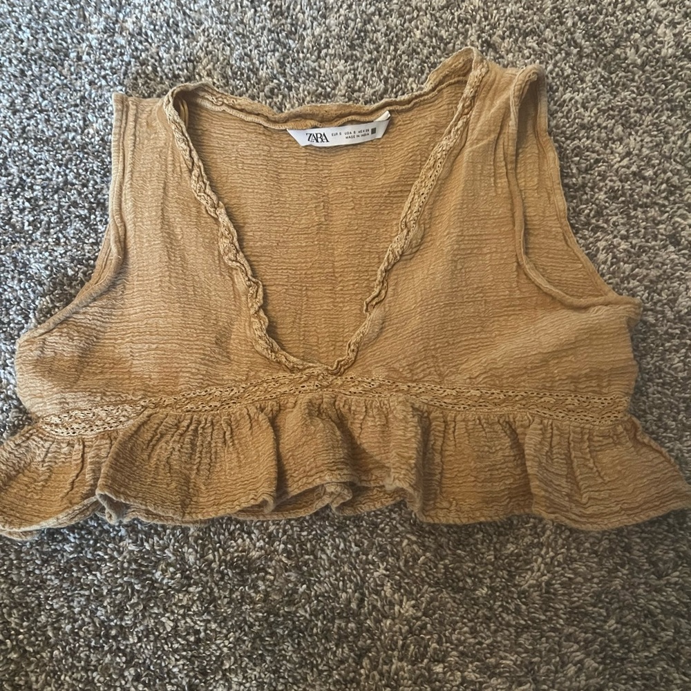 Tan Zara top